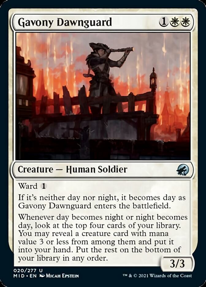 Gavony Dawnguard [Innistrad: Midnight Hunt] | Devastation Store