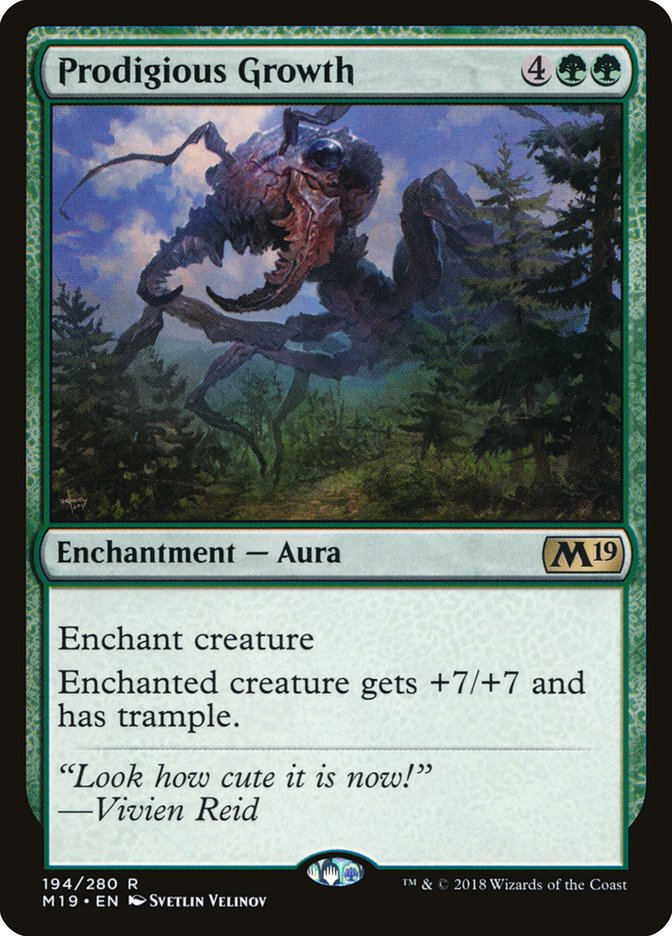 Prodigious Growth [Core Set 2019] | Devastation Store