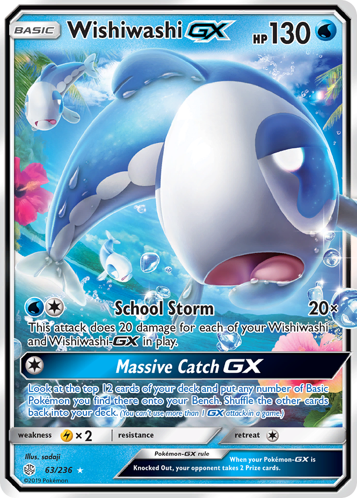 Wishiwashi GX (63/236) [Sun & Moon: Cosmic Eclipse] | Devastation Store