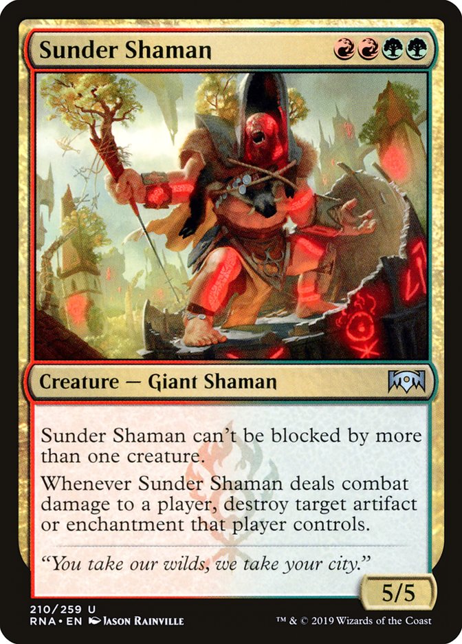 Sunder Shaman [Ravnica Allegiance] | Devastation Store