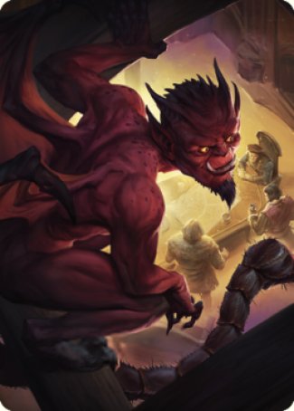 Nefarious Imp Art Card [Commander Legends: Battle for Baldur's Gate Art Series] | Devastation Store