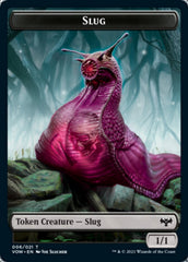 Blood // Slug Double-sided Token [Innistrad: Crimson Vow Tokens] | Devastation Store