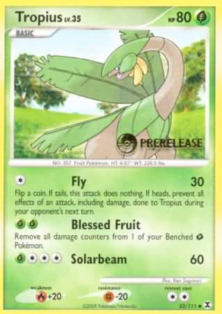 Tropius (52/111) (Prerelease Promo) [Nintendo: Black Star Promos] | Devastation Store