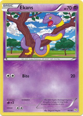 Ekans (16/30) [XY: Trainer Kit - Noivern] | Devastation Store