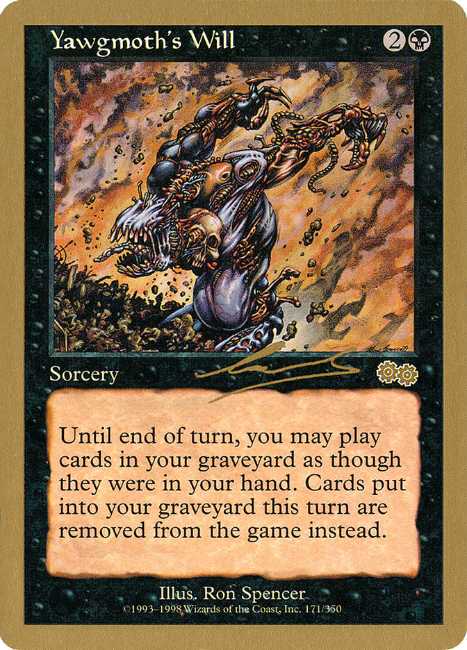 Yawgmoth's Will (Nicolas Labarre) [World Championship Decks 2000] | Devastation Store