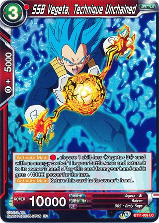 SSB Vegeta, Technique Unchained [BT11-009] | Devastation Store