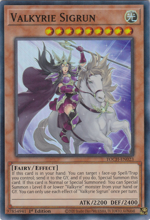 Valkyrie Sigrun [TOCH-EN023] Super Rare | Devastation Store