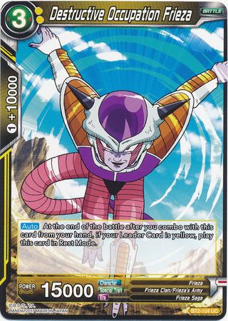 Destructive Occupation Frieza [BT2-104] | Devastation Store