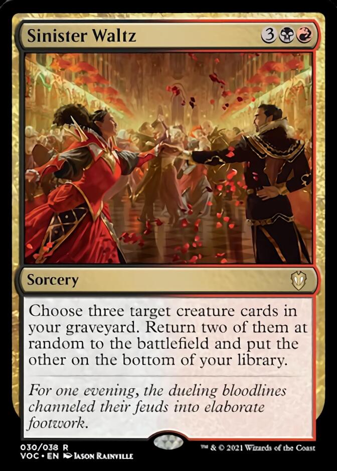 Sinister Waltz [Innistrad: Crimson Vow Commander] | Devastation Store