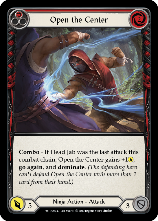 Open the Center (Red) [WTR095-C] Alpha Print Rainbow Foil - Devastation Store | Devastation Store