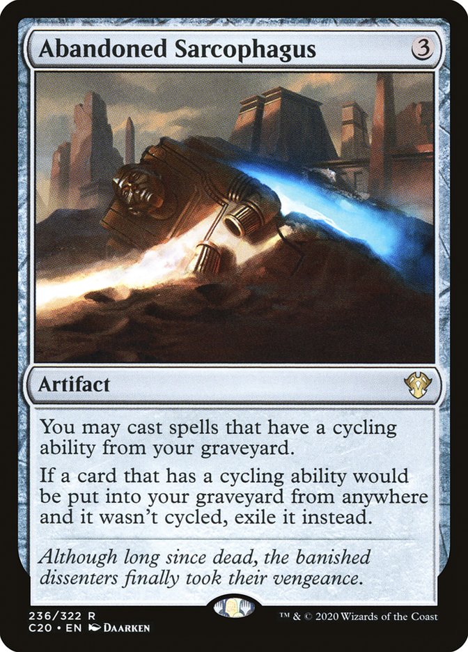 Abandoned Sarcophagus [Commander 2020] | Devastation Store