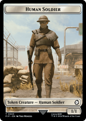 Food (0012) // Human Soldier Double-Sided Token [Fallout Tokens] | Devastation Store