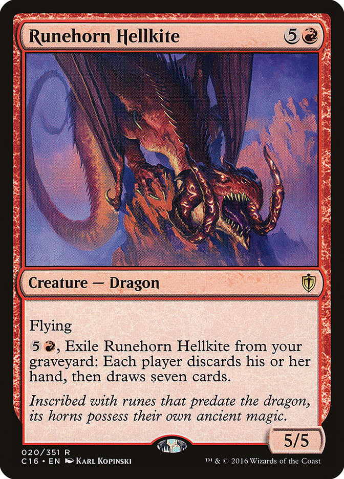 Runehorn Hellkite [Commander 2016] | Devastation Store