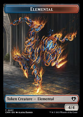 Servo // Elemental (0037) Double-Sided Token [Commander Masters Tokens] | Devastation Store
