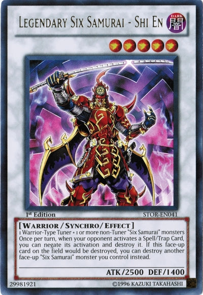 Legendary Six Samurai - Shi En [STOR-EN041] Ultra Rare | Devastation Store
