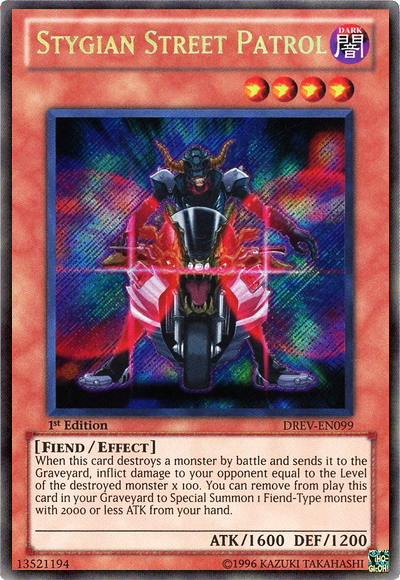 Stygian Street Patrol [DREV-EN099] Secret Rare | Devastation Store
