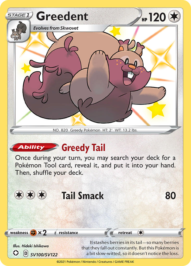 Greedent (SV100/SV122) [Sword & Shield: Shining Fates] | Devastation Store