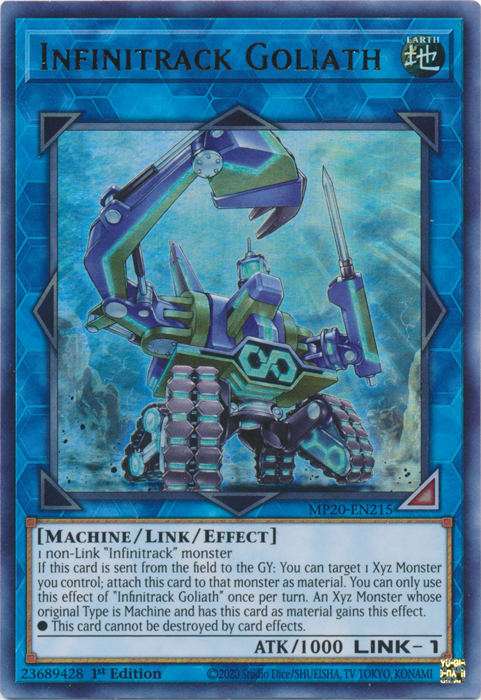 Infinitrack Goliath [MP20-EN215] Ultra Rare | Devastation Store
