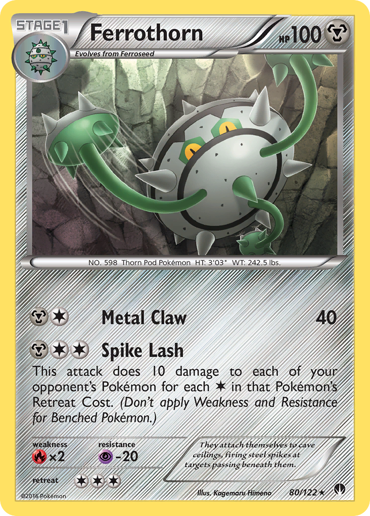Ferrothorn (80/122) [XY: BREAKpoint] | Devastation Store