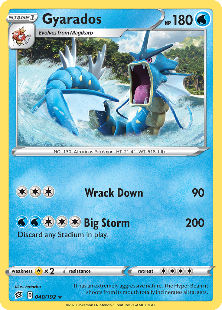 Gyarados (040/192) [Sword & Shield: Rebel Clash] | Devastation Store
