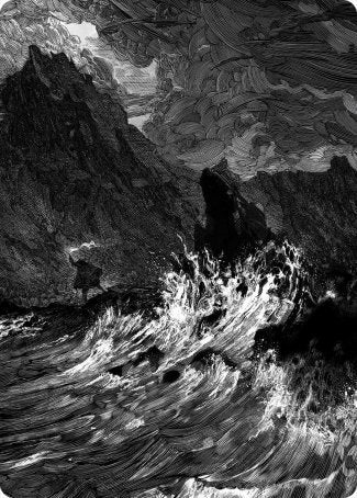 Island Art Card [Innistrad: Midnight Hunt Art Series] | Devastation Store