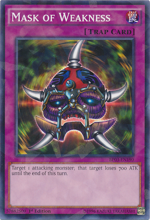 Mask of Weakness [BP03-EN190] Shatterfoil Rare | Devastation Store