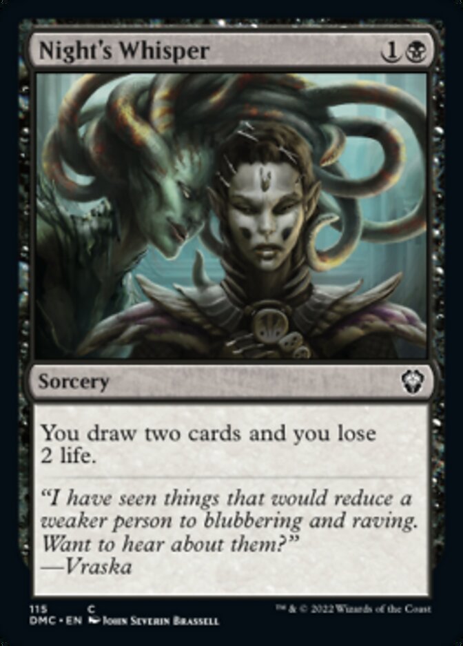 Night's Whisper [Dominaria United Commander] | Devastation Store