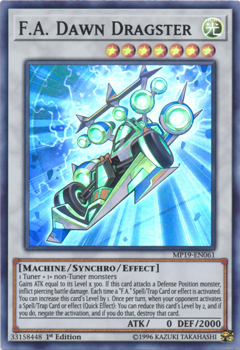 F.A. Dawn Dragster [MP19-EN061] Super Rare | Devastation Store