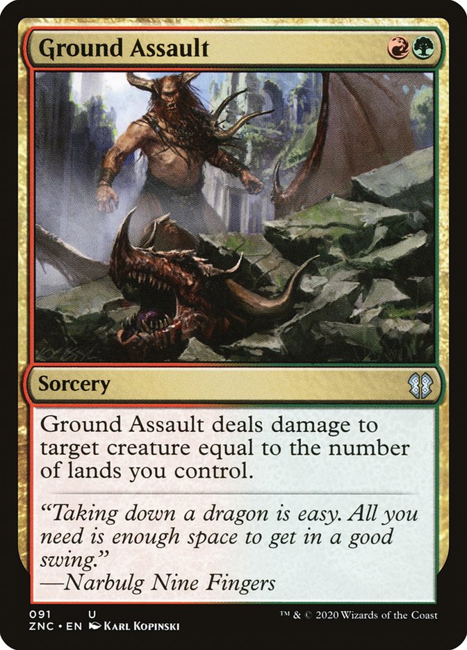 Ground Assault [Zendikar Rising Commander] | Devastation Store