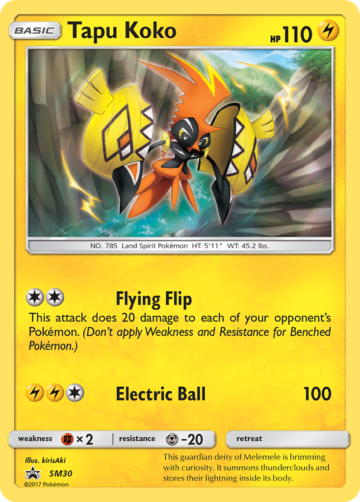 Tapu Koko (SM30) [Sun & Moon: Black Star Promos] | Devastation Store