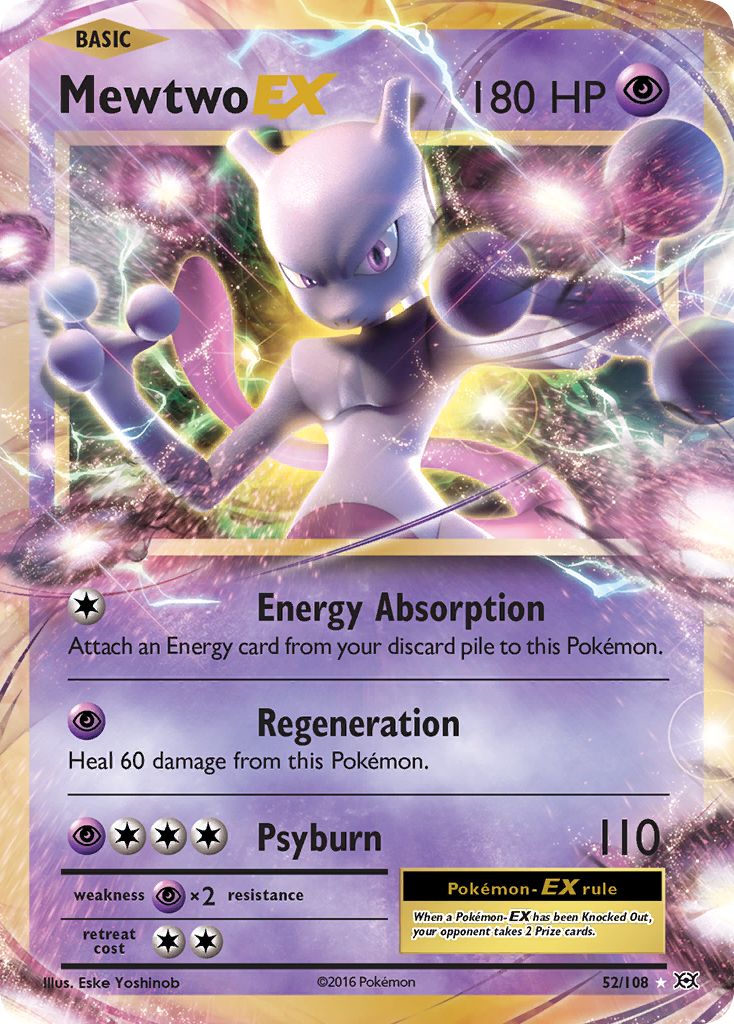 Mewtwo EX (52/108) [XY: Evolutions] | Devastation Store