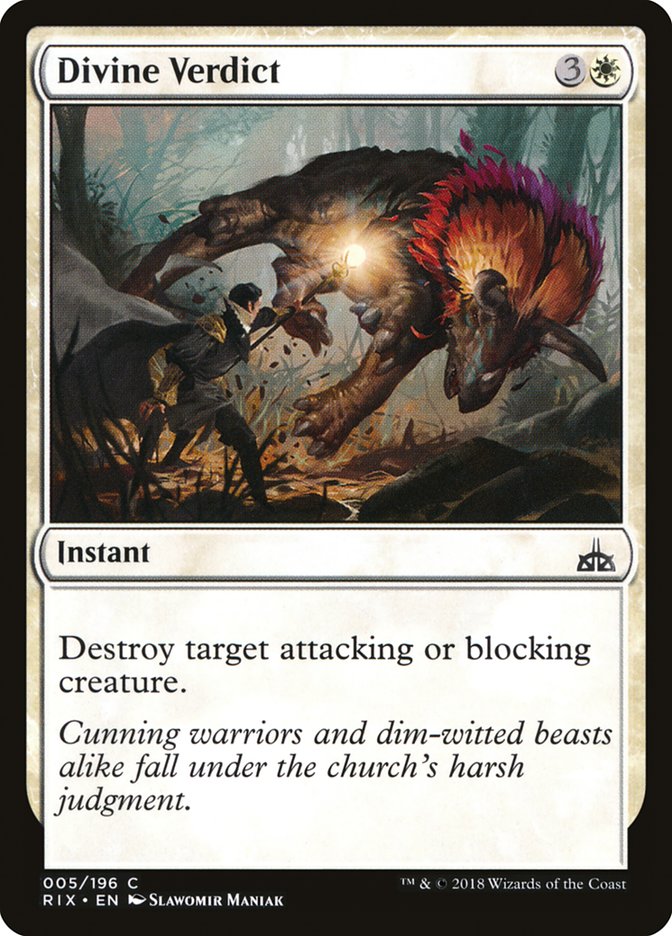 Divine Verdict [Rivals of Ixalan] | Devastation Store