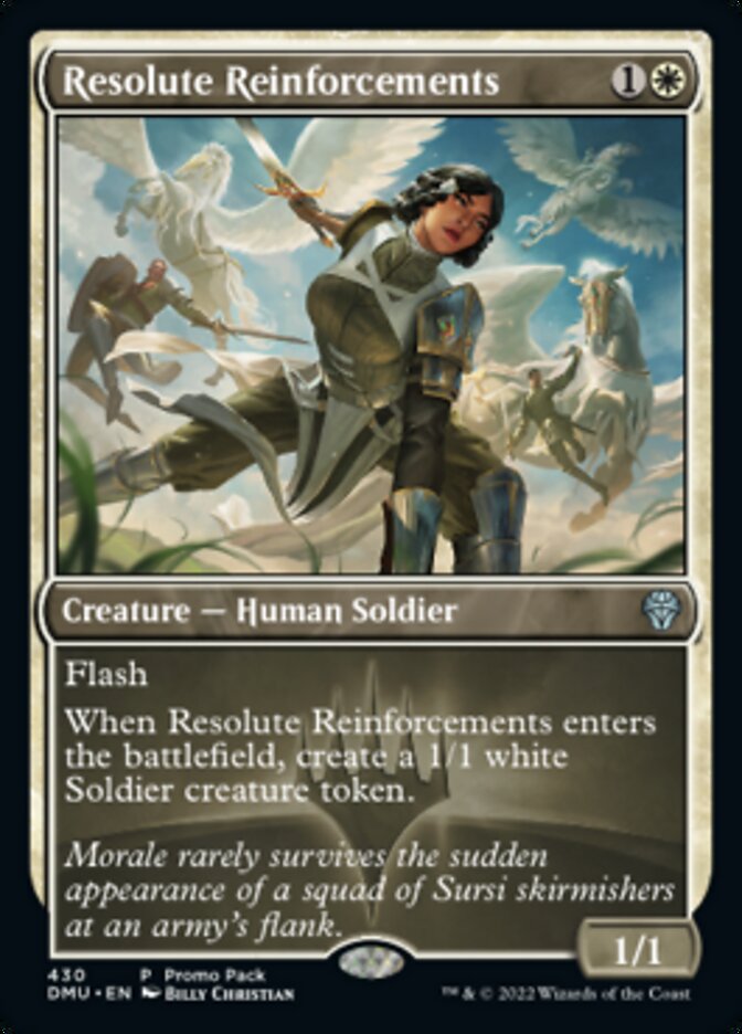 Resolute Reinforcements (Promo Pack) [Dominaria United Promos] | Devastation Store