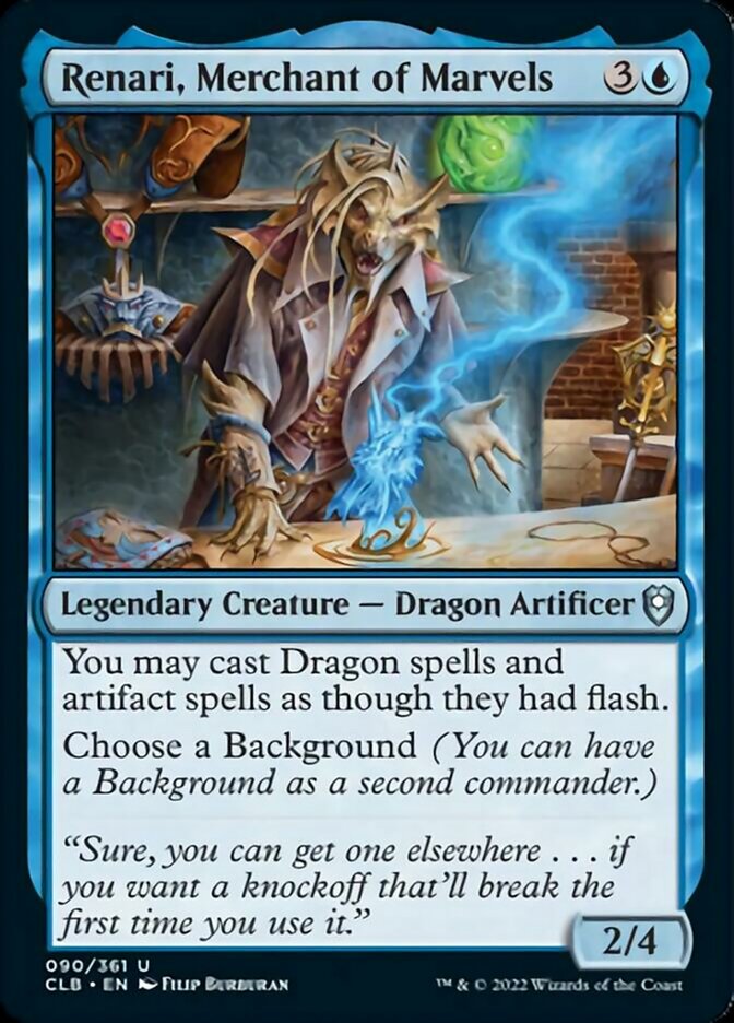 Renari, Merchant of Marvels [Commander Legends: Battle for Baldur's Gate] | Devastation Store