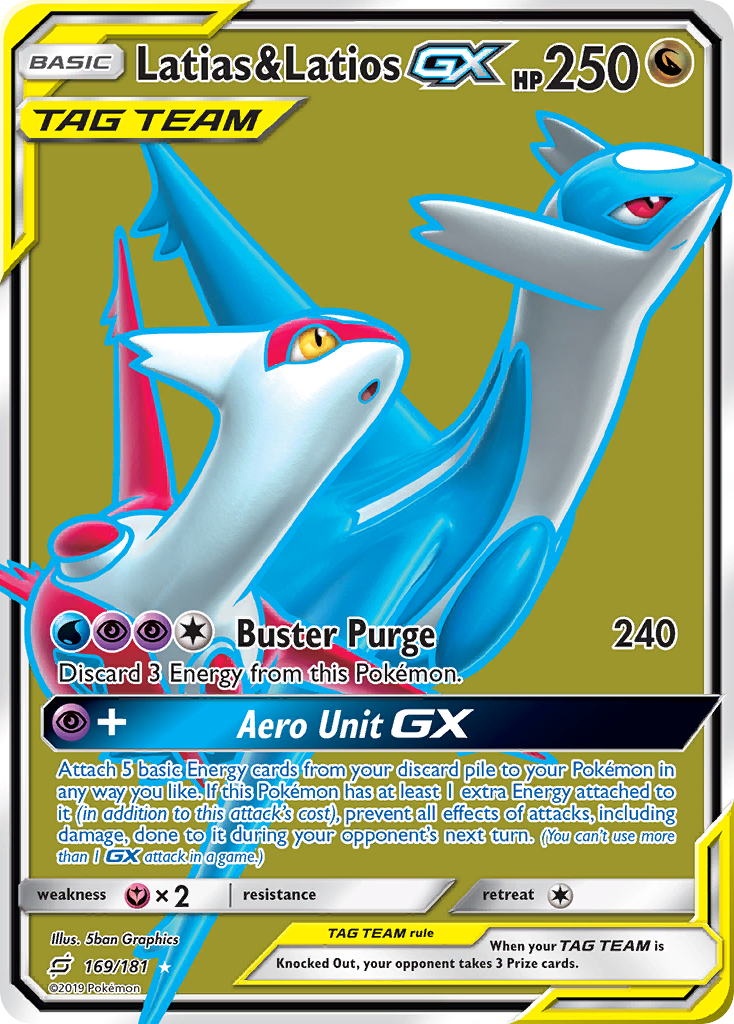 Latias & Latios GX (169/181) [Sun & Moon: Team Up] | Devastation Store