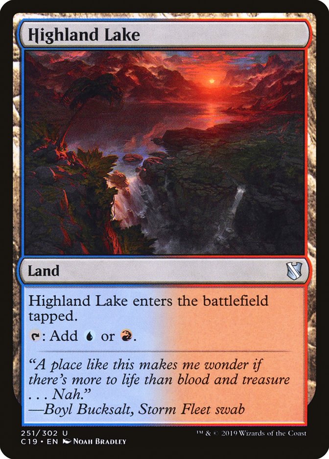 Highland Lake [Commander 2019] | Devastation Store