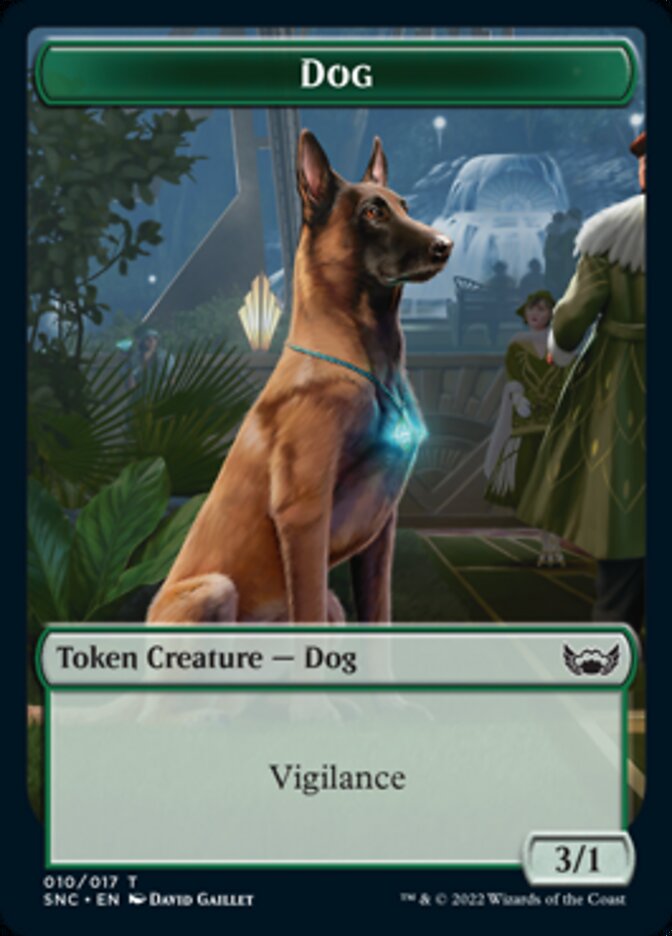 Cat // Dog Double-sided Token [Streets of New Capenna Tokens] | Devastation Store