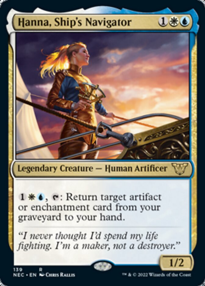 Hanna, Ship's Navigator [Kamigawa: Neon Dynasty Commander] | Devastation Store