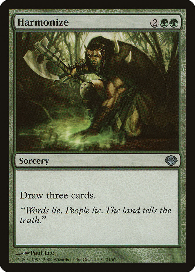 Harmonize [Duel Decks: Garruk vs. Liliana] - Devastation Store | Devastation Store