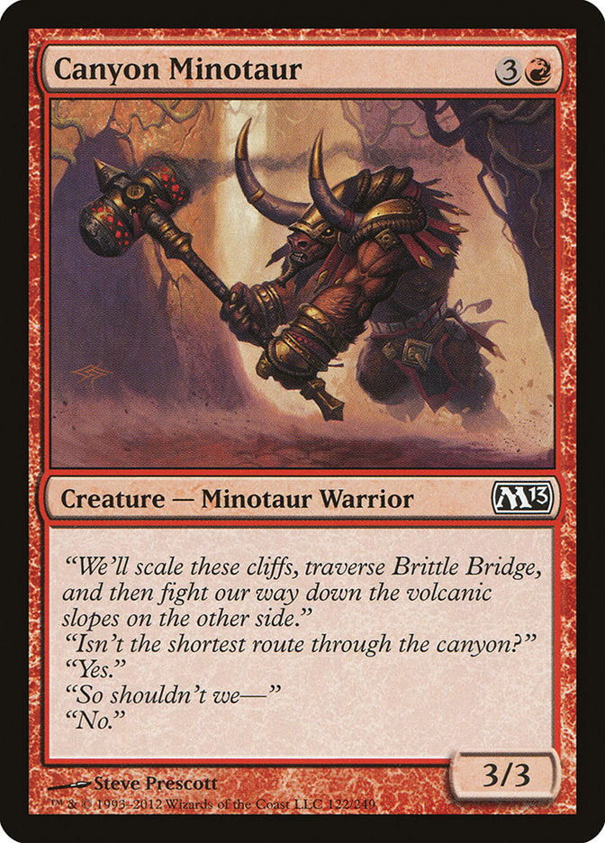 Canyon Minotaur [Magic 2013] | Devastation Store