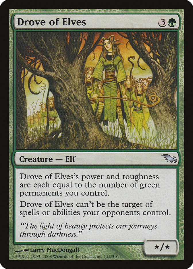Drove of Elves [Shadowmoor] | Devastation Store