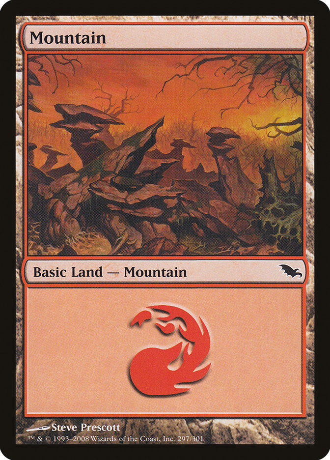 Mountain (297) [Shadowmoor] | Devastation Store