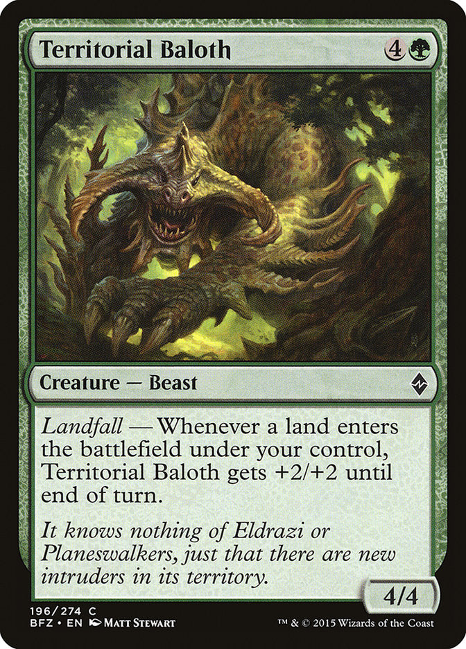 Territorial Baloth [Battle for Zendikar] - Devastation Store | Devastation Store