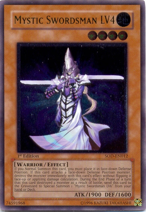 Mystic Swordsman LV4 [SOD-EN012] Ultimate Rare | Devastation Store