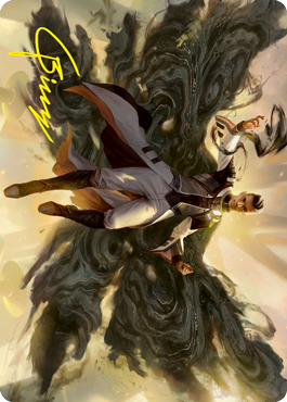 Arrogant Poet Art Card (Gold-Stamped Signature) [Strixhaven: School of Mages Art Series] | Devastation Store