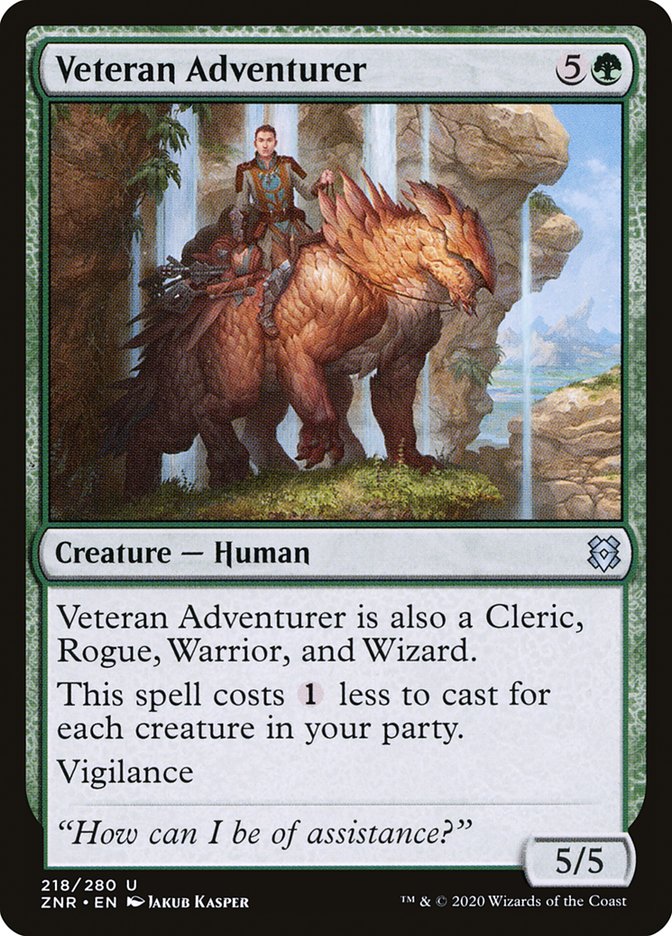 Veteran Adventurer [Zendikar Rising] | Devastation Store