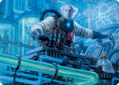 Ludevic, Necrogenius Art Card [Innistrad: Midnight Hunt Art Series] | Devastation Store