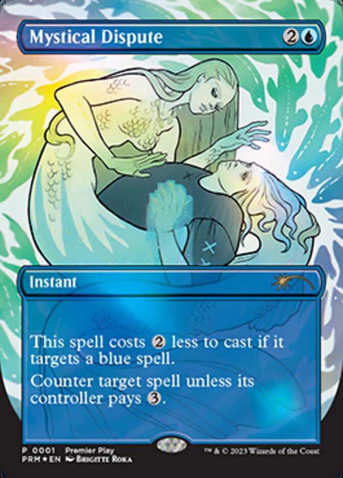 Mystical Dispute (Borderless Alternate Art) [Regional Championship Qualifiers 2023] | Devastation Store