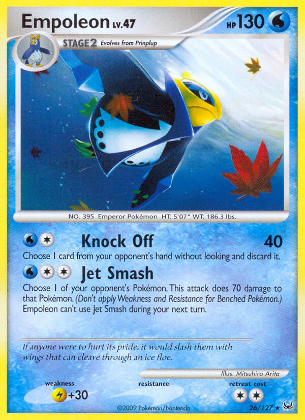 Empoleon (26/127) [Platinum: Base Set] | Devastation Store