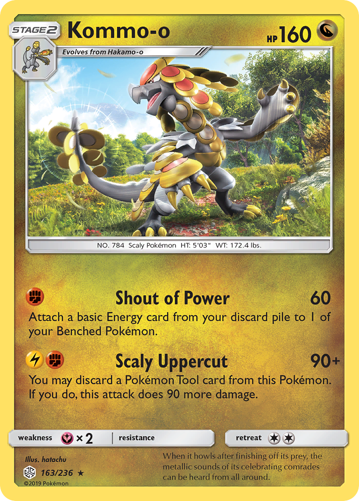 Kommo-o (163/236) [Sun & Moon: Cosmic Eclipse] | Devastation Store